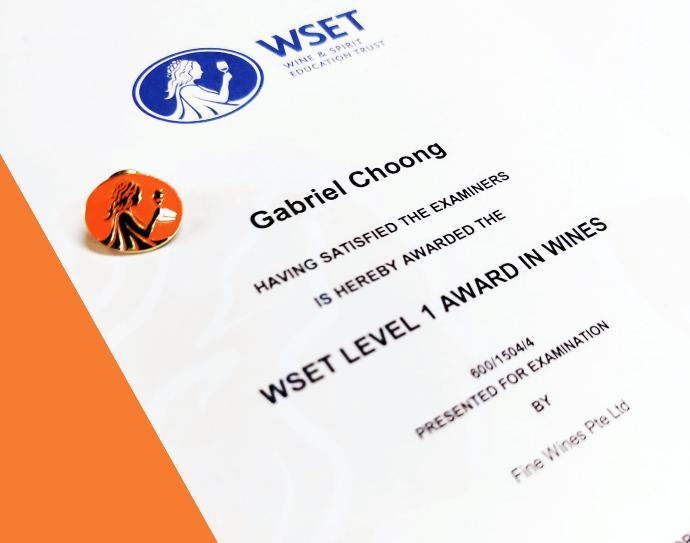 WSET Level 1 Certificate
