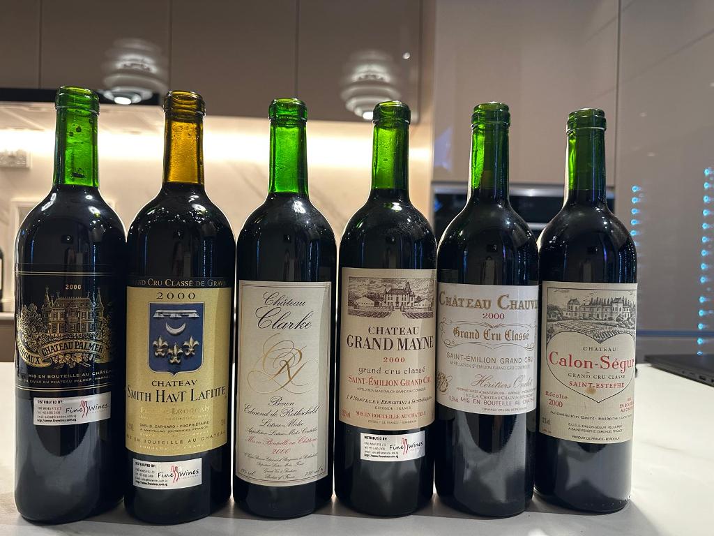 2000 Bordeaux Grand Cru Classe Wines