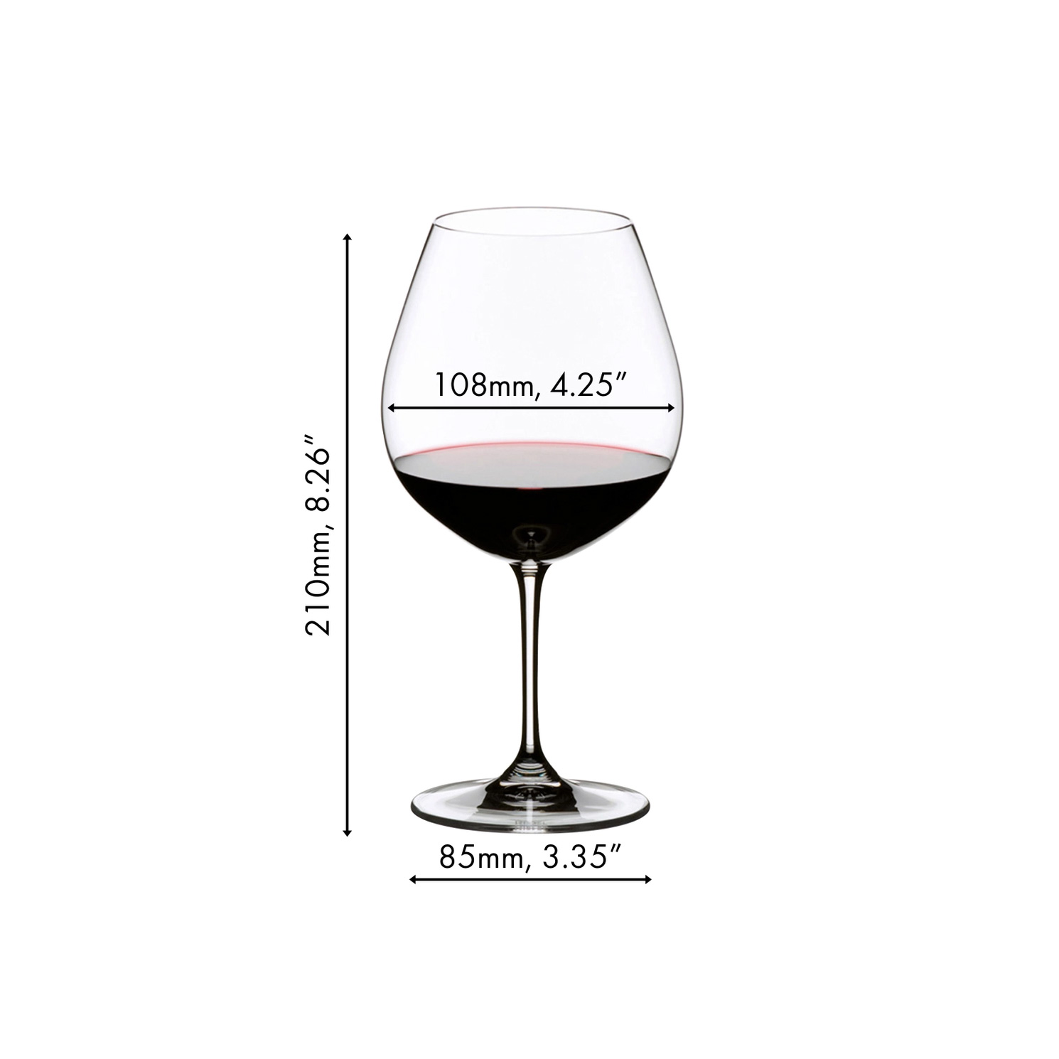 Riedel Vinum Pinot Noir / Burgundy Red (Set of 2'S) #6416/07
