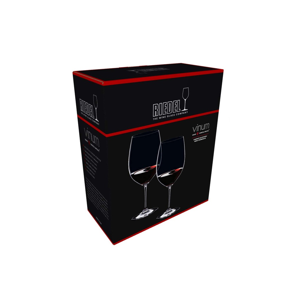 Riedel Vinum Cabernet/ Merlot (Set Of 2) + Microfibre Cloth