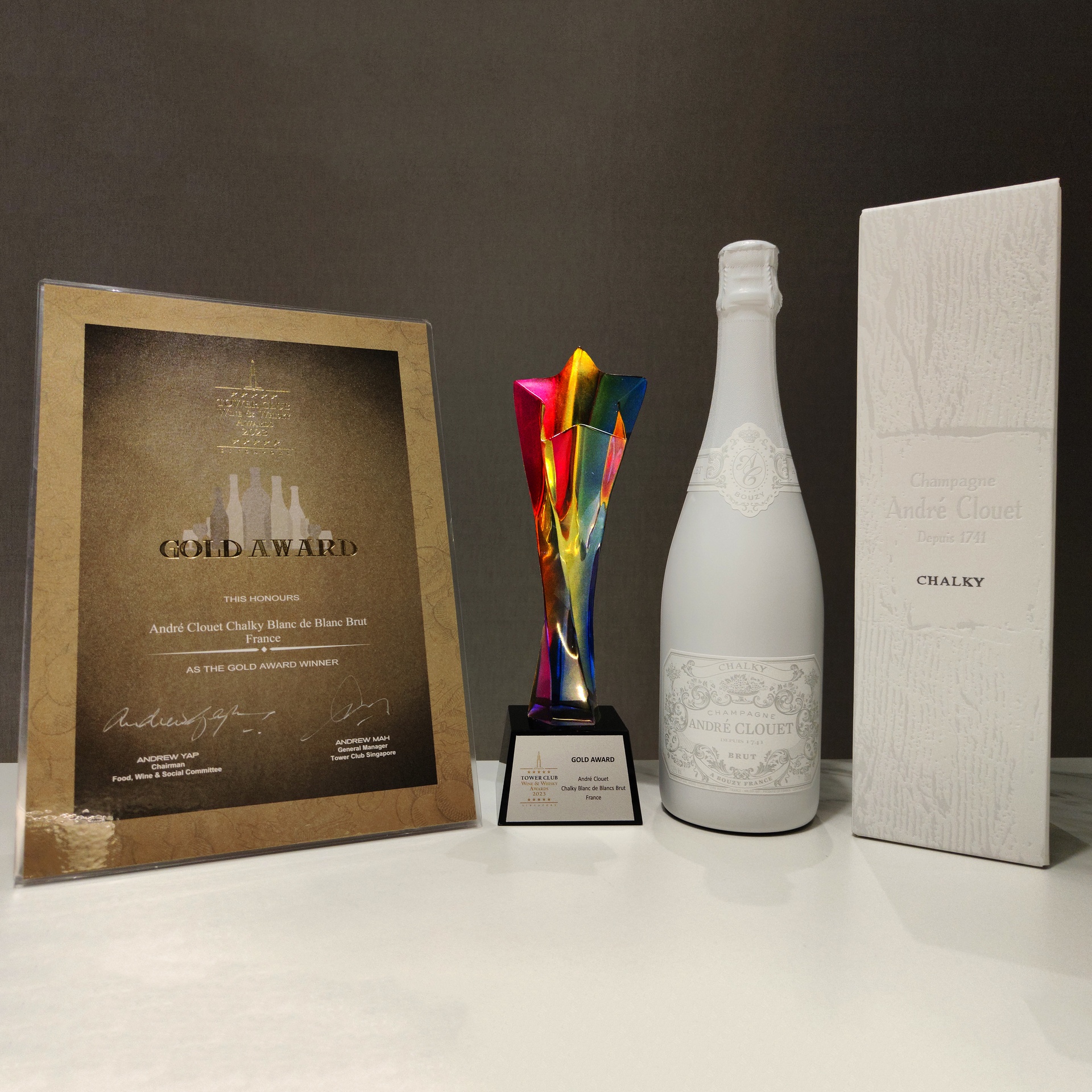 NV Andre Clouet Chalky Brut (Blanc De Blanc) - 750ml