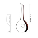 RIEDEL Black Tie Bliss Red Decanter #2009/03