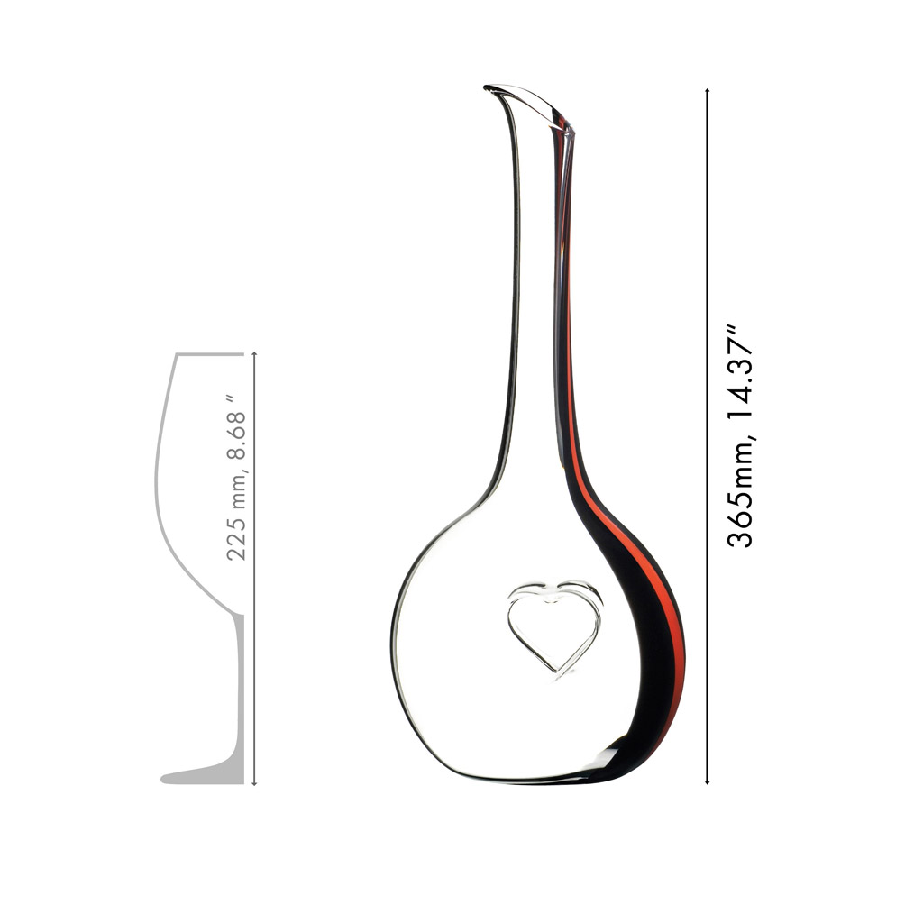 RIEDEL Black Tie Bliss Red Decanter #2009/03