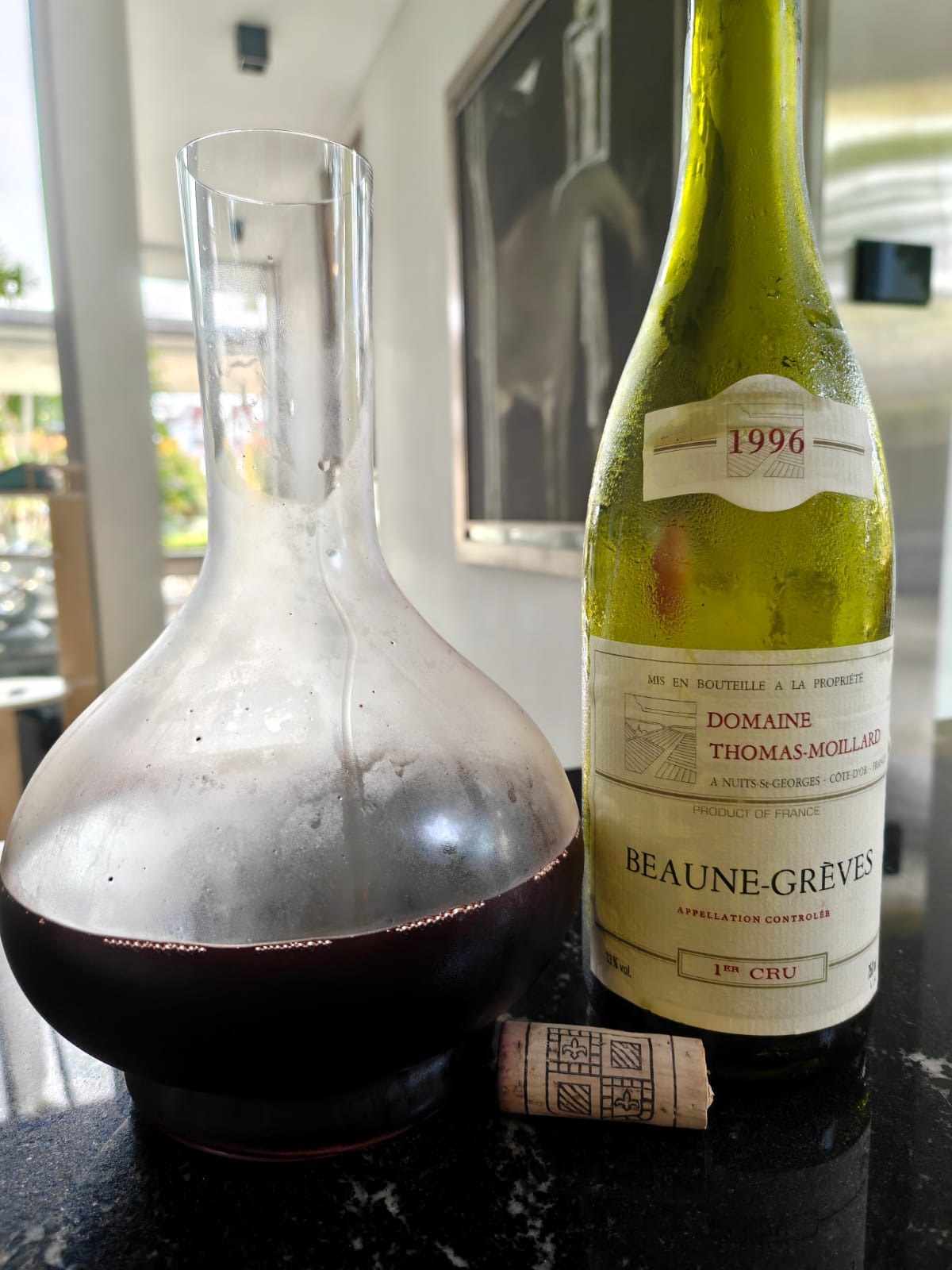 1996 Thomas Moillard Beaune 1er Cru Les Greves - 750ml