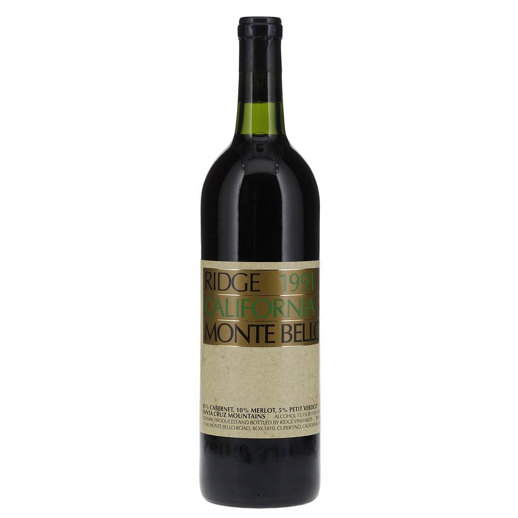 1991 Ridge Vineyards Monte Bello - 750ml