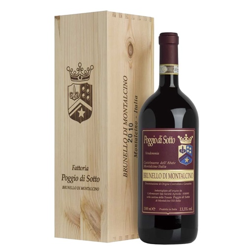 2010 Fattoria Poggio di Sotto Brunello di Montalcino Riserva DOCG (Single Wooden Case) - 1500ml