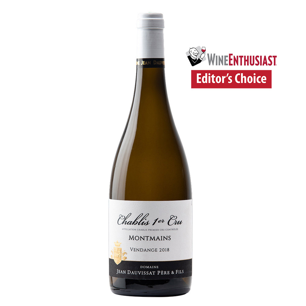 2018 Jean Dauvissat Chablis 1er Cru Montmains (Wine Enthusiast's 2021 TOP 100) - 1500ml