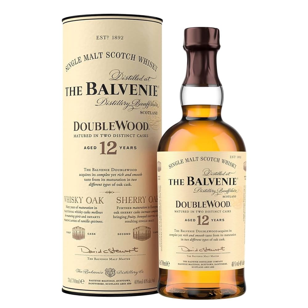 The Balvenie DoubleWood 12 Year Old Single Malt Scotch Whisky - 700ml