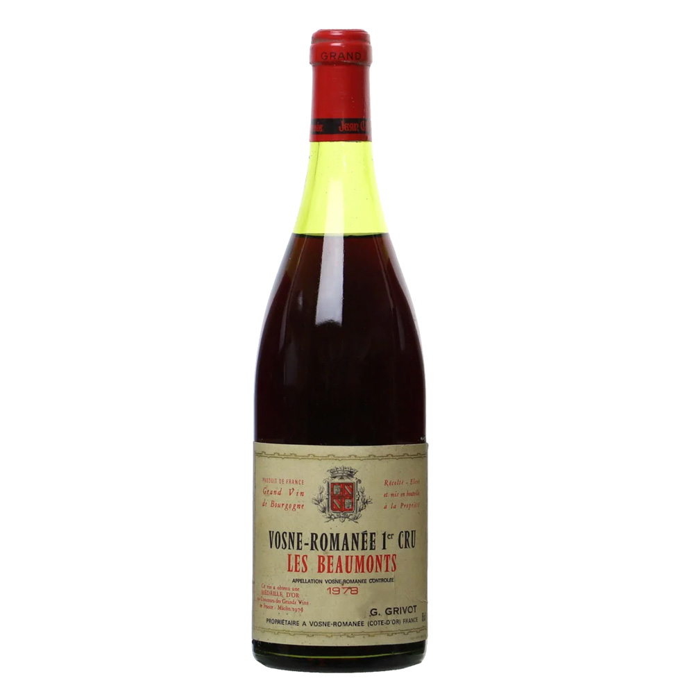 1978 Domaine Jean Grivot Vosne Romanee 1er Cru Les Beaux Monts - 750ml