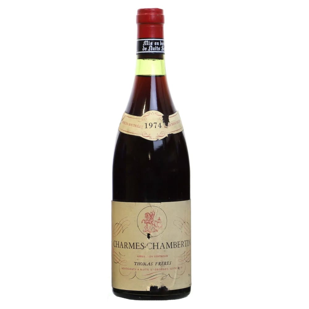 1974 Thomas Freres Charmes Chambertin Grand Cru (Torn Label) - 750ml