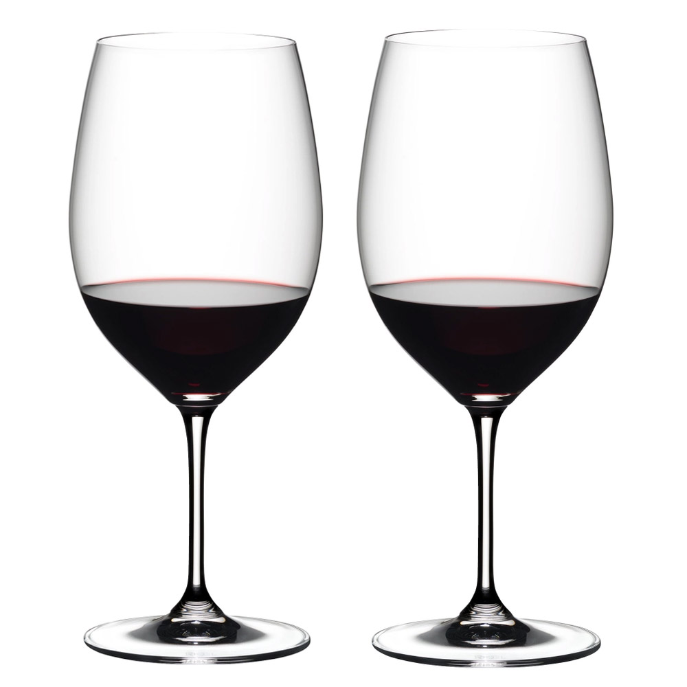 Riedel Vinum Cabernet/ Merlot (Set Of 2) + Microfibre Cloth | Fine ...